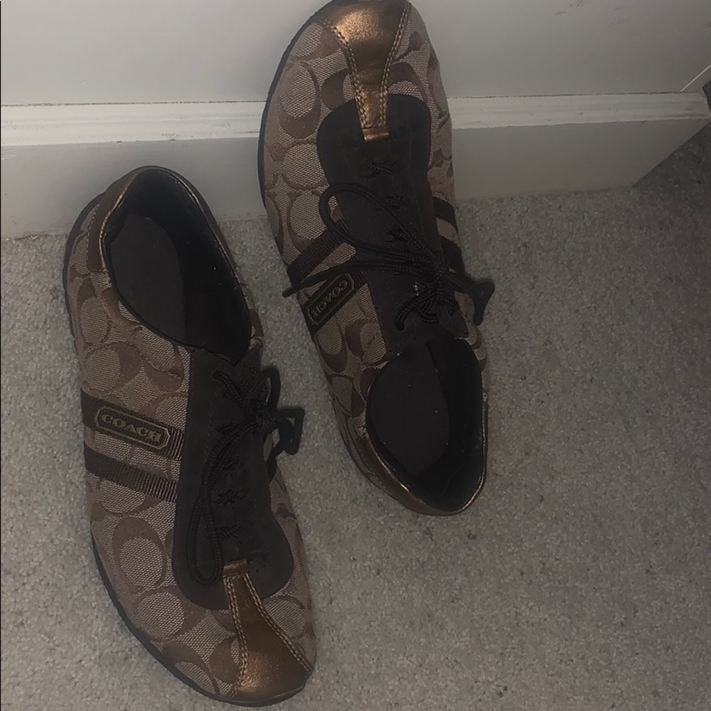 Coach signature runner sneaker